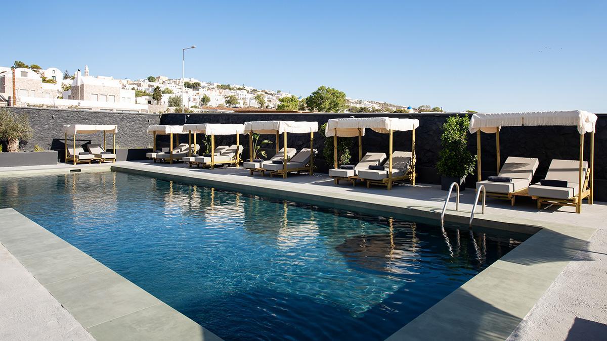 The Noverian Bios Santorini Boutique Hotel ثيرا المظهر الخارجي الصورة