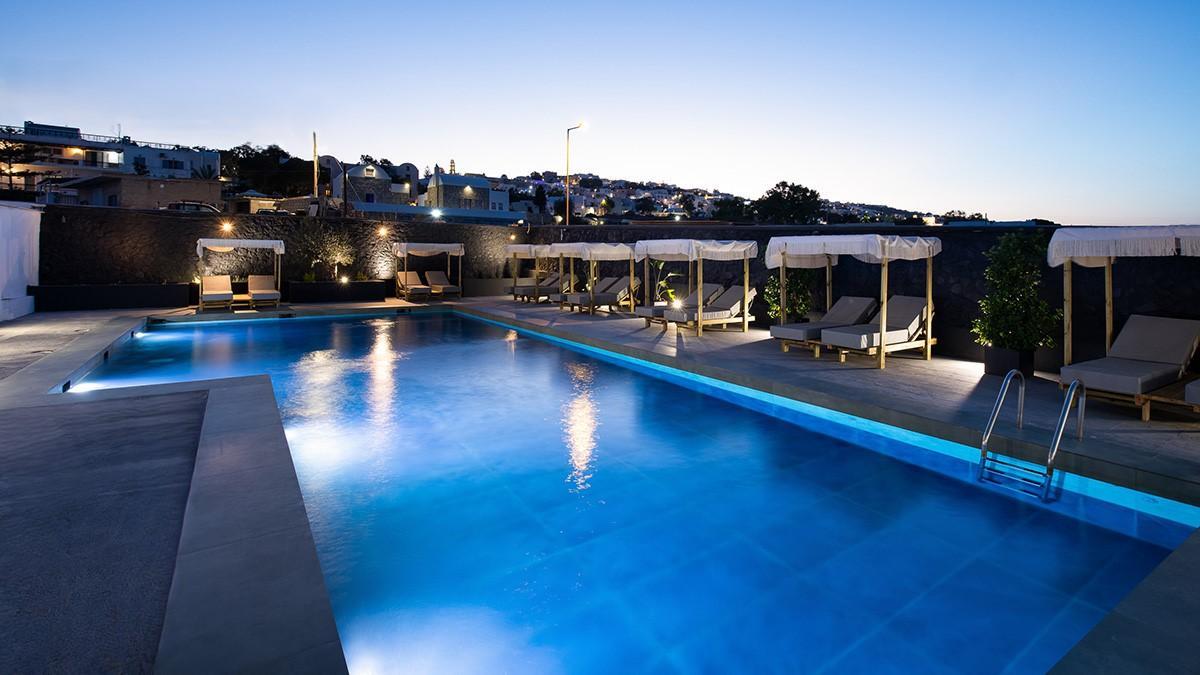 The Noverian Bios Santorini Boutique Hotel ثيرا المظهر الخارجي الصورة